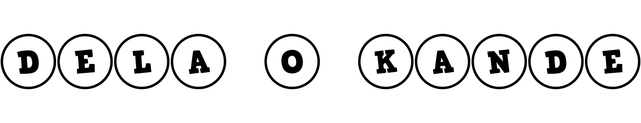 Dela O Kande handy logo